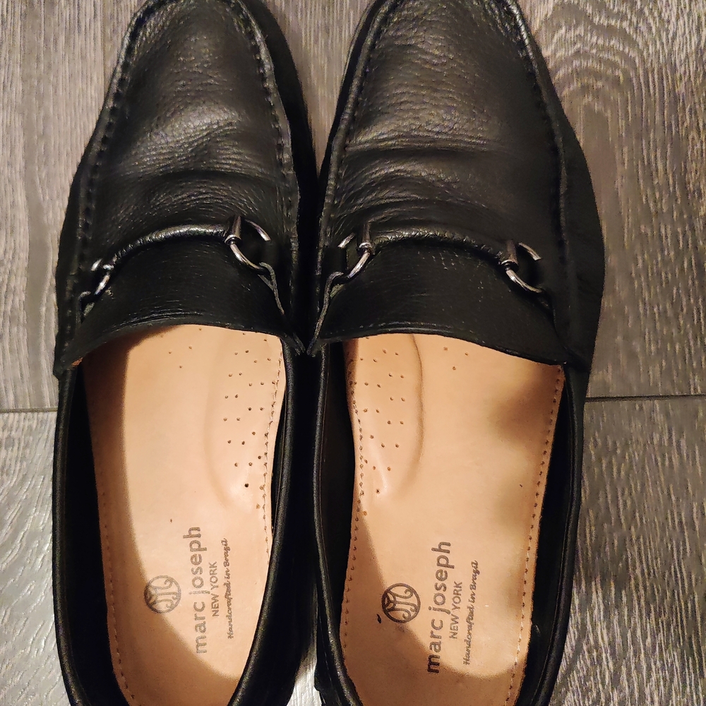 Marc Joseph Men's Black Loafers